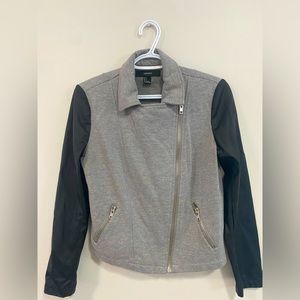 Black And Grey Casual Jacket.